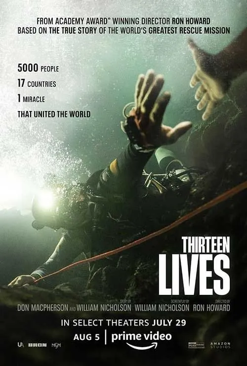 Thirteen Lives movie stream cover