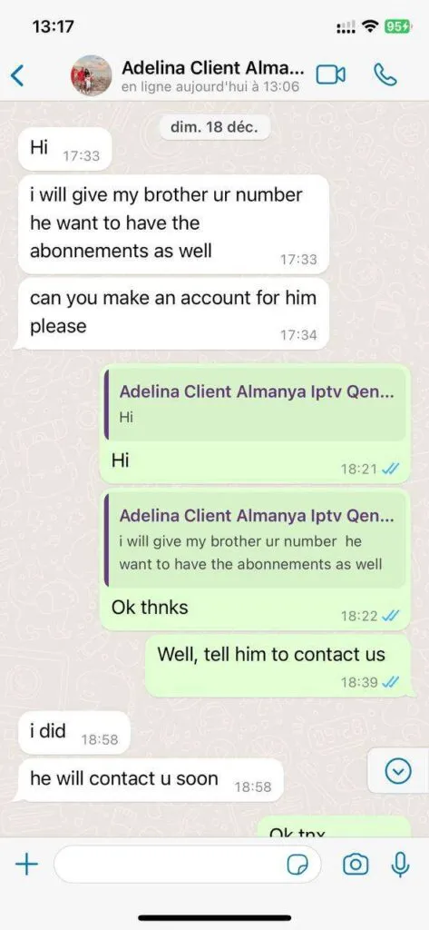 WhatsApp client chat feedback experience screenshot 5